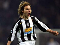 Pavel Nedved fired up after scoring the winner in Juventus' 1-0 win at Bologna