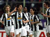 Ibrahimovic puts his hands to his ears as he silences the Fiorentina crowd with an equalizer