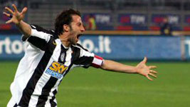 Del Piero celebrates his winning goal