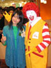 Karena Lam at new McDonald's opening