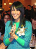 Karena Lam at new McDonald's opening