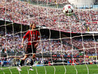 .. and the ball ends inside the goal as Maldini agonizes ..