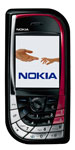 Nokia 7610 with black and red cover