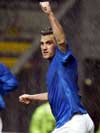 Italy's Christian Vieri celebrates his goal