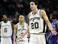 Ginobili shrugs his shoulders and wonders