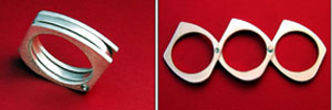 RedStart Design's Subtle Safety ring-cum-brass knuckles