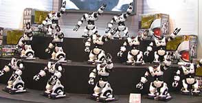 Dancing robots, remote-controllable