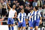 Carlos Alberto scores the opening goal for 1-0 to Porto