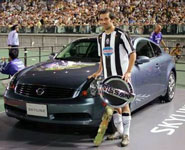wins the car