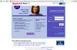 Yahoo! Mail's revamped login page