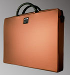 Bronze colored laptop bag from Acme Made