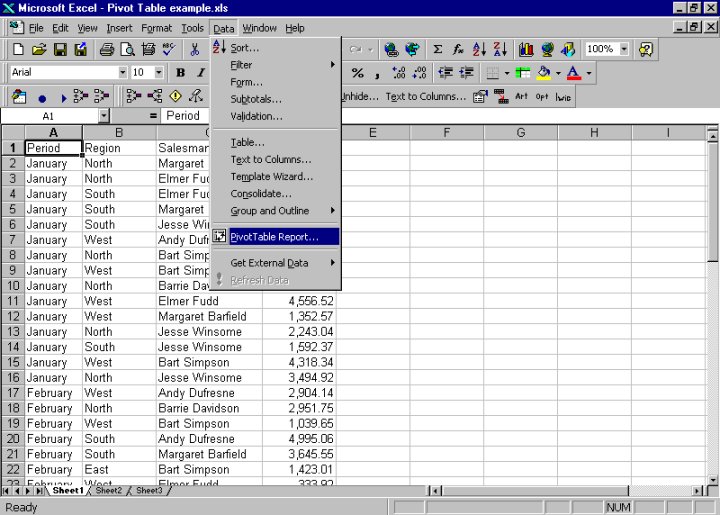 Pivot Table, page 2