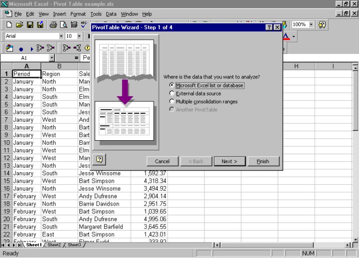 Pivot Table, page 3