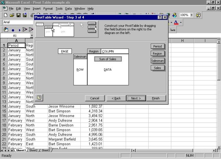 Pivot Table, page 6