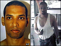 Suspect Osman Hussain - police photo plus CCTV on bus