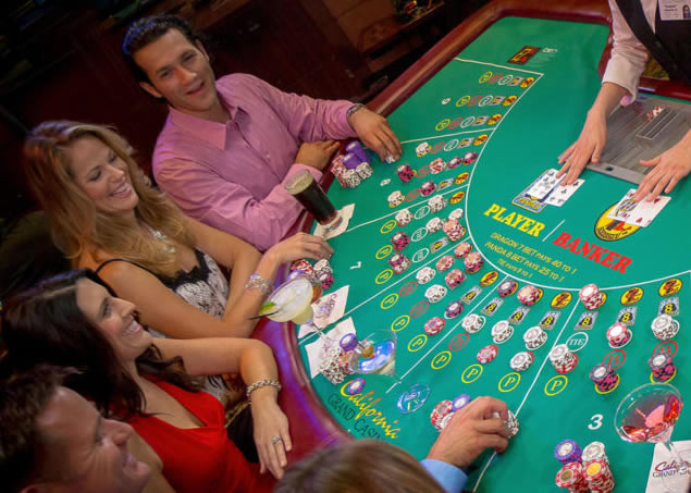 Baccarat table