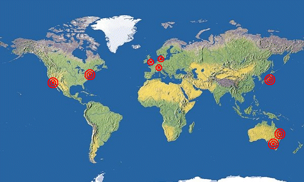 world map