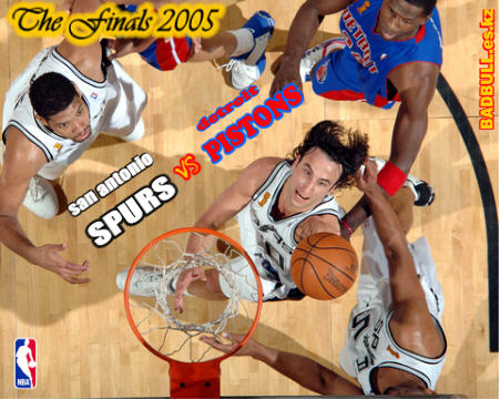 SAN ANTONIO SPURS VS. DETROIT PISTONS IN THE FINALS 2005