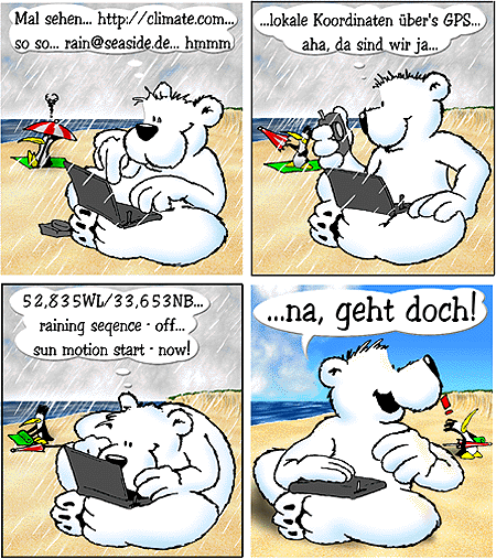 B&auml;r mit GPS