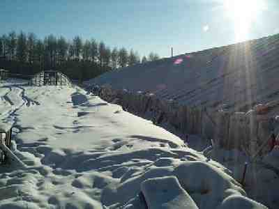 Development of new area near technological glasshouse