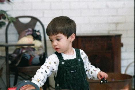 Matthew thinking about trains