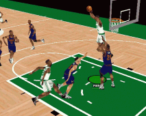 Mid air alley oop to Walker