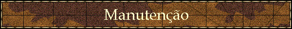 Manuten��o