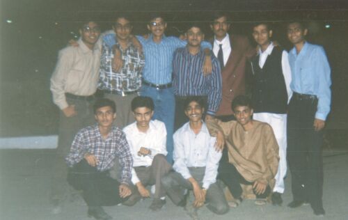 BAKUL WITH HIS FRIEND IN ANNUAL FUNCTION