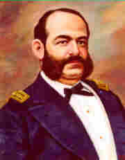 Retrato del Gran Almirante del Per� Don Miguel Grau Seminario - El peruano del milenio