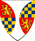 arms of Sir Ralph de Arundel, combining his father�s quarterings in flaunches