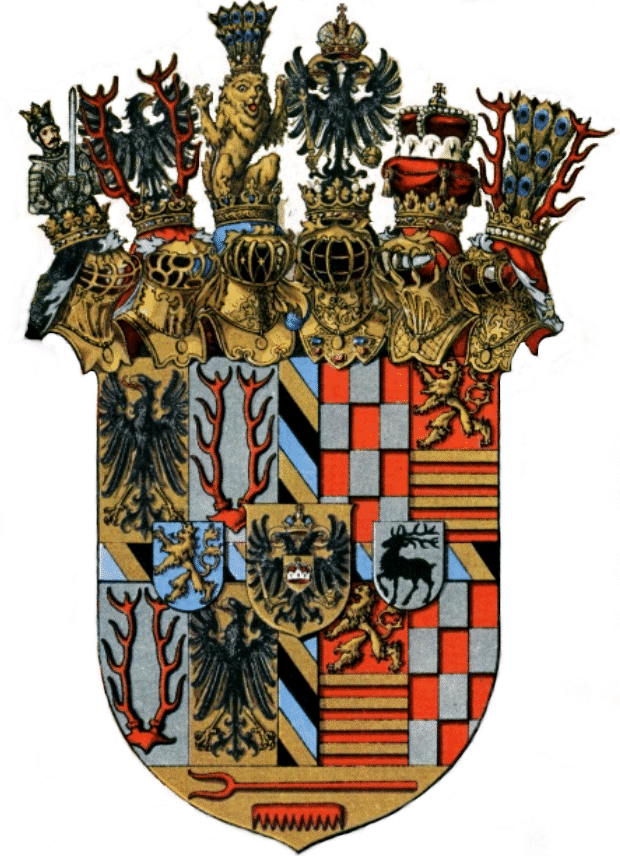the quarterings and crests of the F�rsten of Schwarzburg-Sondershausen