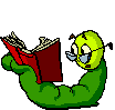 animated bookworm