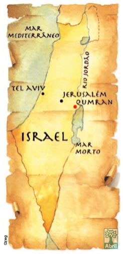 Mapa com localizao de Qram