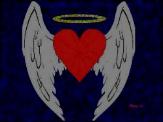 broken heart with wings