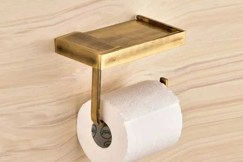 Golden Toilet Paper Holder