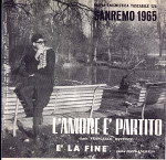 Copertina 45 giri L'amore &egrave; partito / &Egrave; la fine