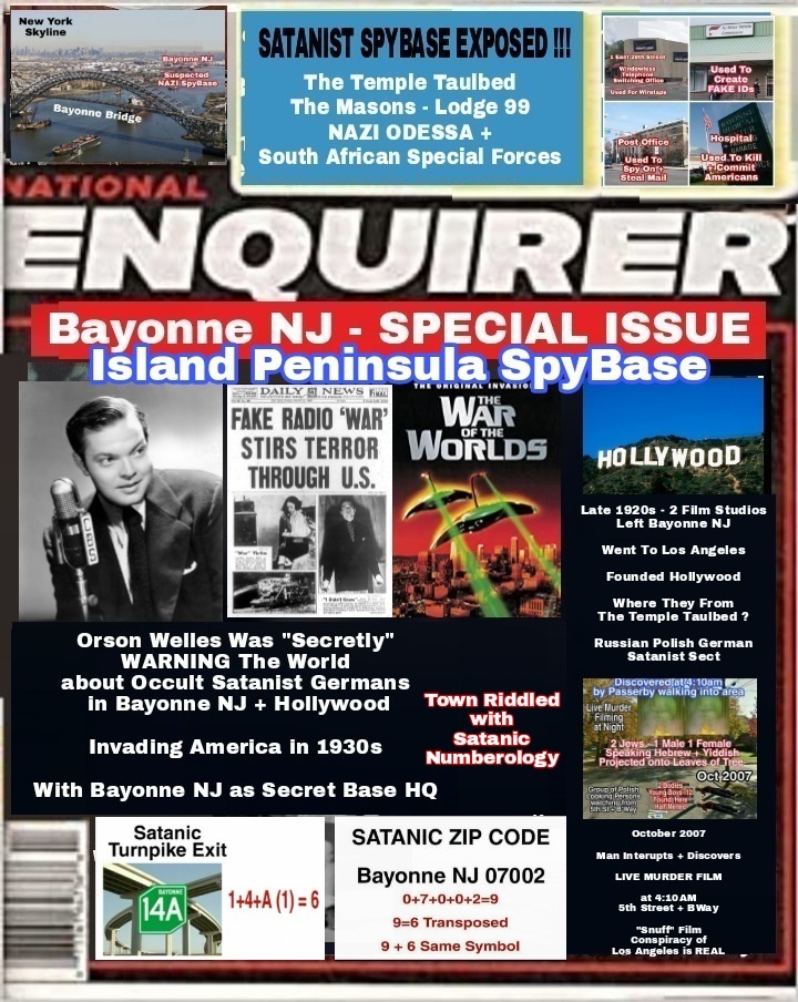 Hollywood + Bayonne NJ - EXPOSED !!! Satanists !!!