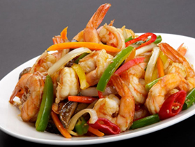 Kung Pow Shrimp