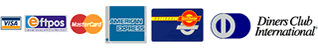 We accept VISA, EFTPOS, MasterCard, American Express, National TaxiCharge and Diners Club International cards. 