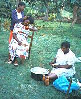 [Pic Demetria doing Agnes hair]