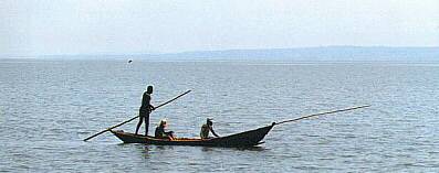 [Pic Fishermen on Lake Victoria]
