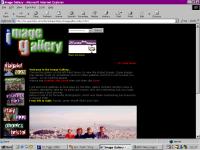 Look at that awful colorful graphic in the top left! Terrible layout, but it was functional for its purpose as a Photo Gallery