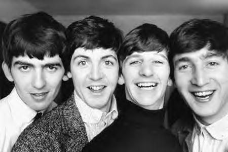 George Harrison, Paul McCartney, Ringo Starr, John Lennon.