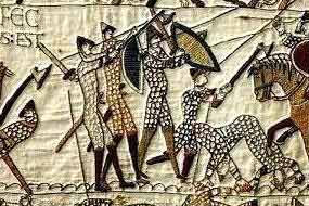 Saxon Housecarls in battle