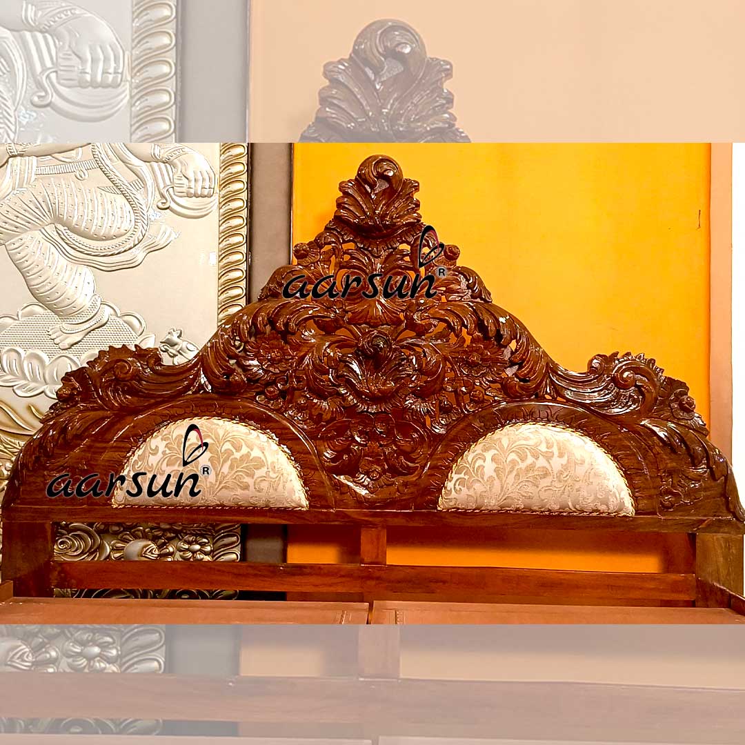 Bed Design Sheesham Wood YT 737 view 5
