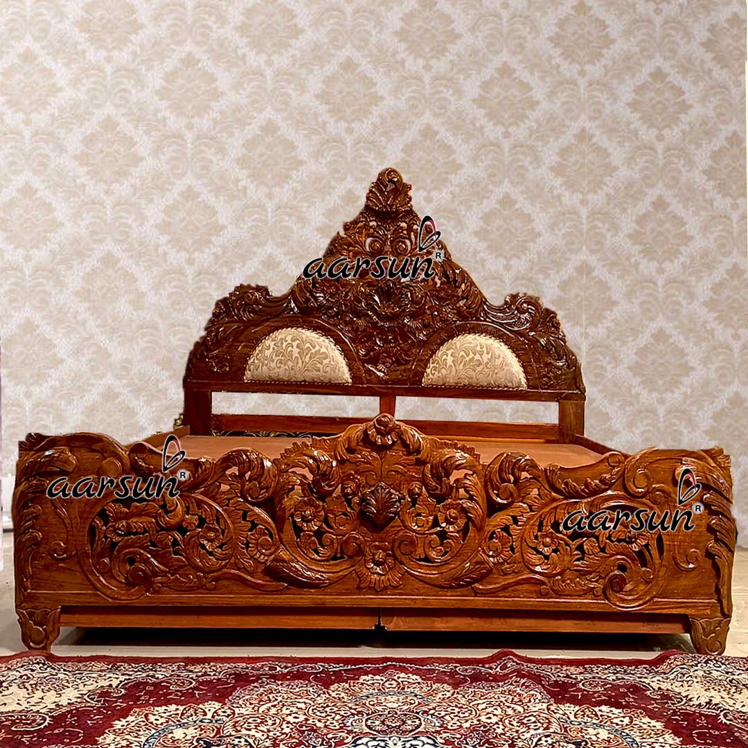 Bed Design Sheesham Wood YT 737