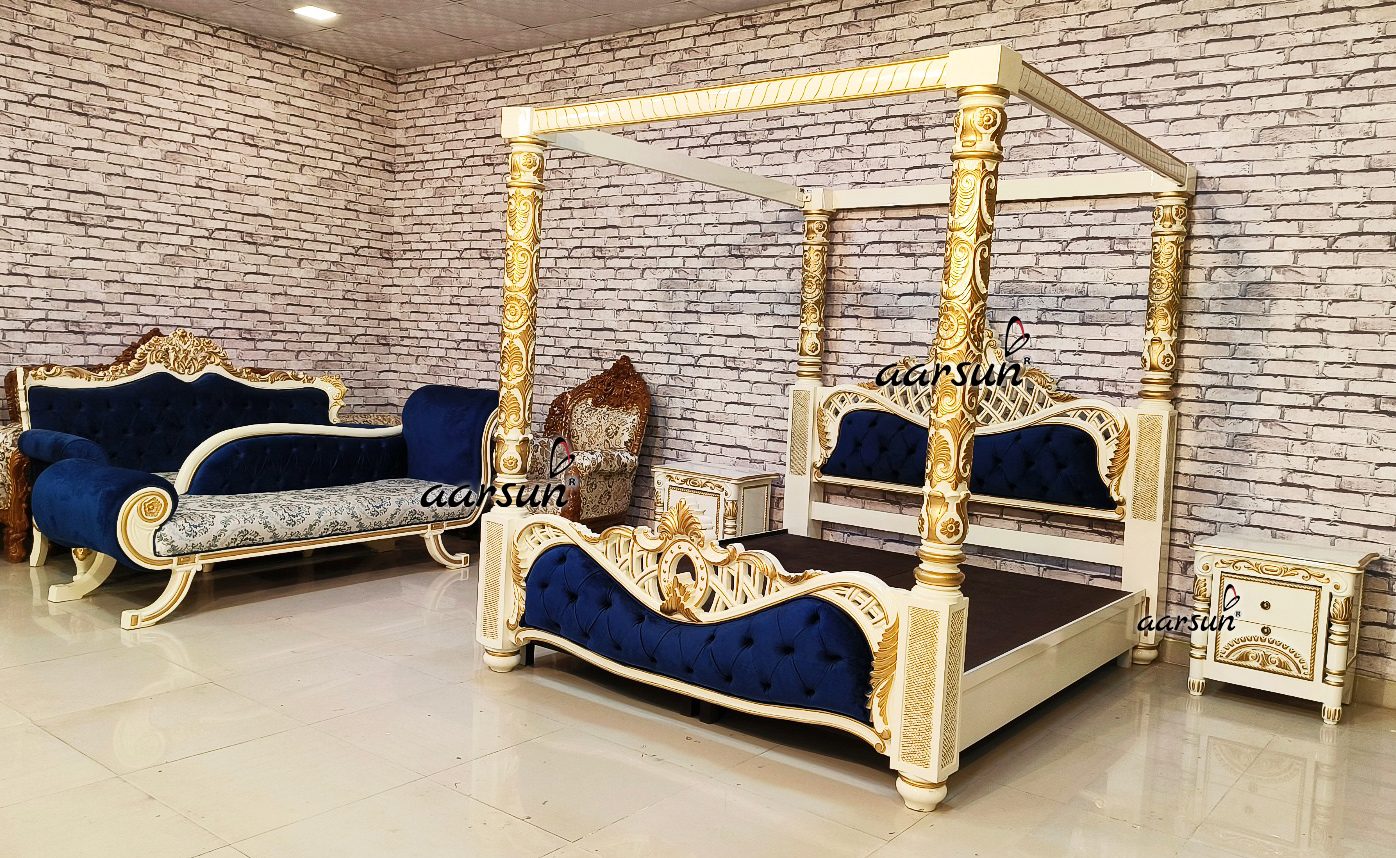 Complete Bedroom Furniture in Teak Wood NT-037 view 11