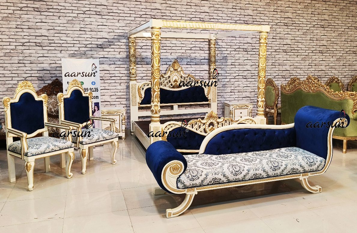 Complete Bedroom Furniture in Teak Wood NT-037 view 5