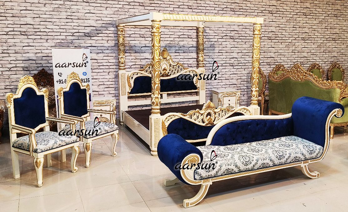Complete Bedroom Furniture in Teak Wood NT-037