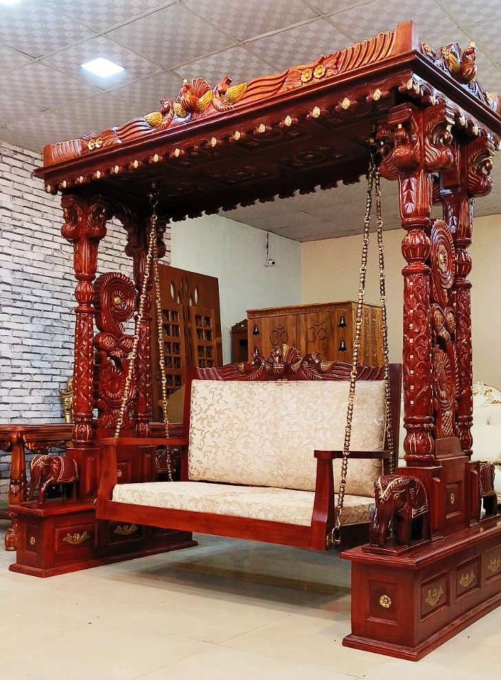 Hand-carved Grand Bedroom Set with Video view 7